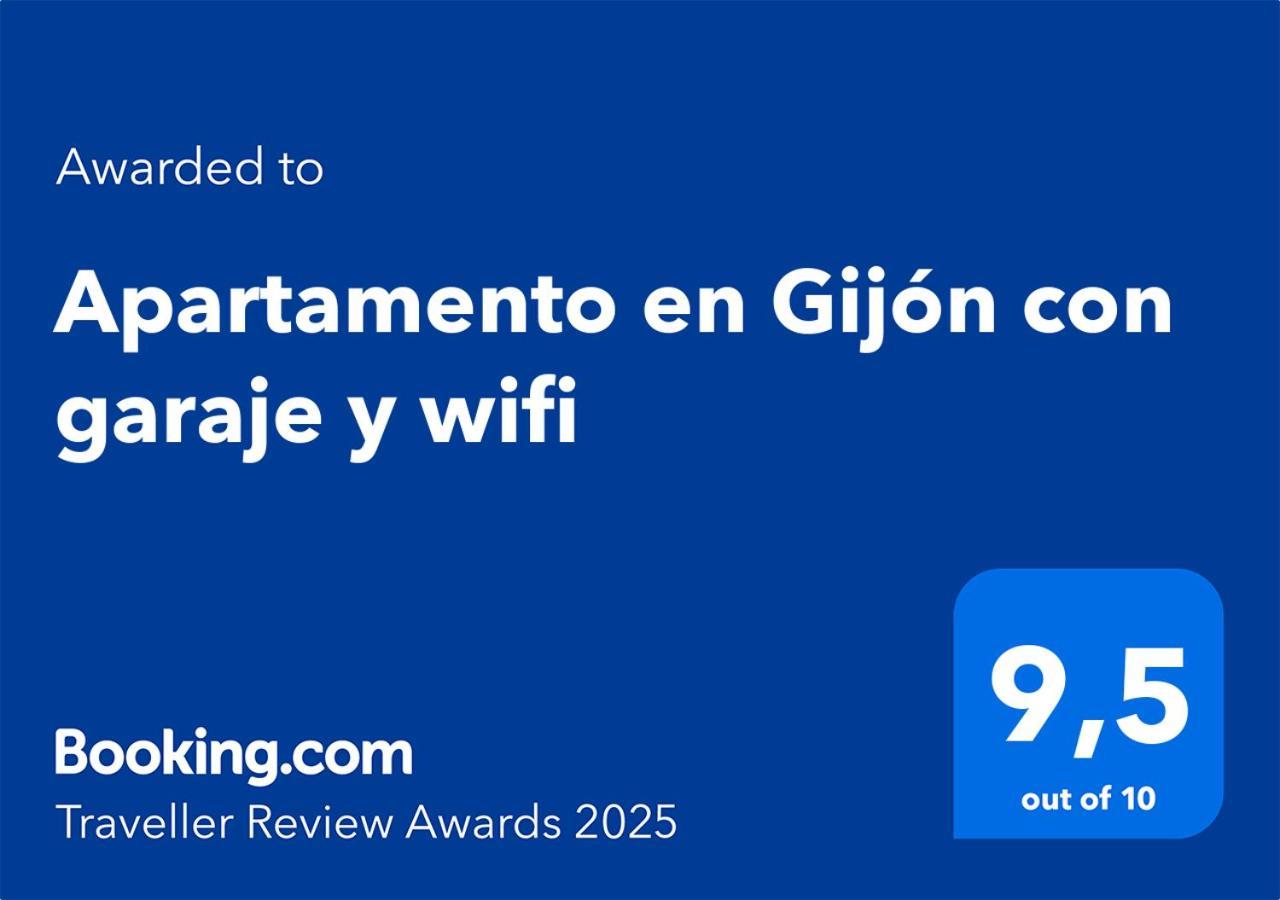 Apartamento En Gijon Con Garaje Y Wifi 外观 照片